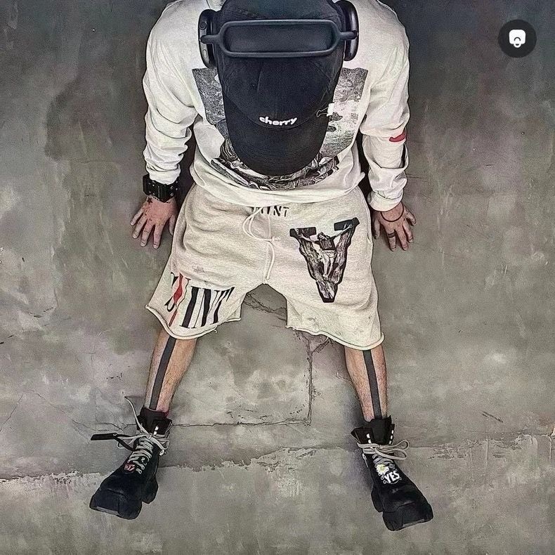 Saint Michael Vlone Shorts Beige