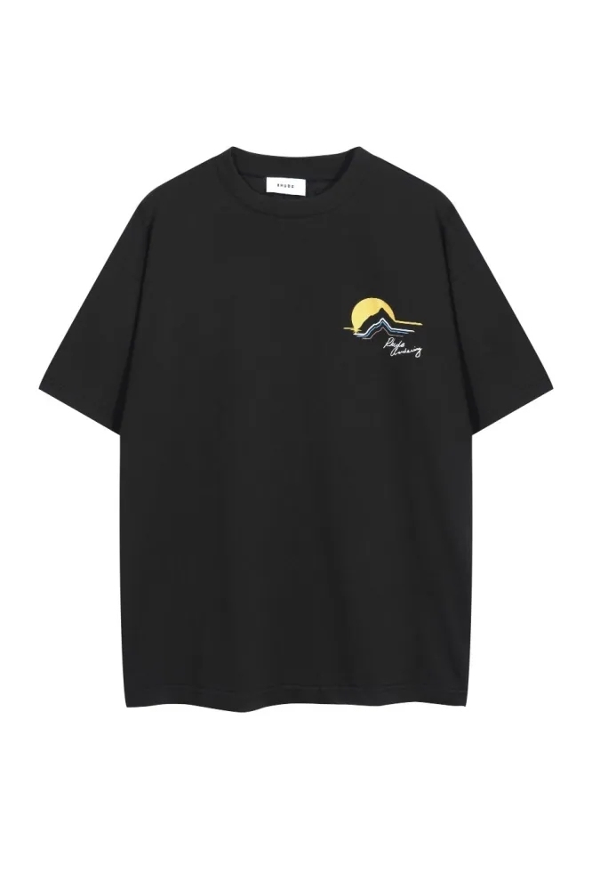 Sunset Hills Letter Vintage Print Tee