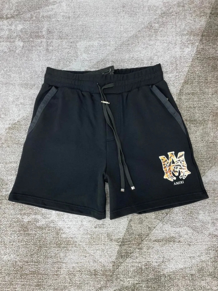 1:1 quality version Tiger print logo shorts