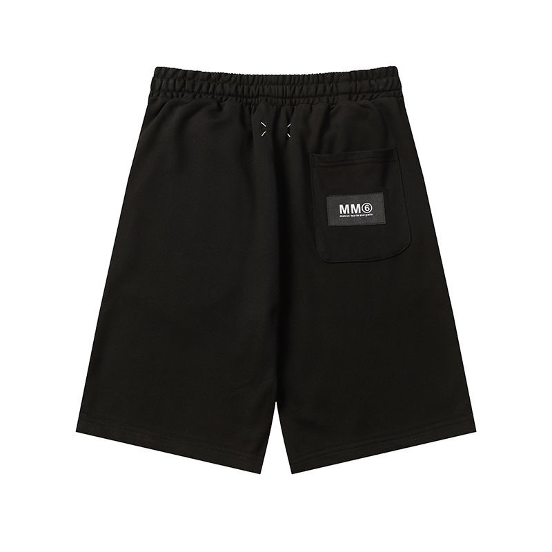 MM6 Digital Printed Shorts Black Beige