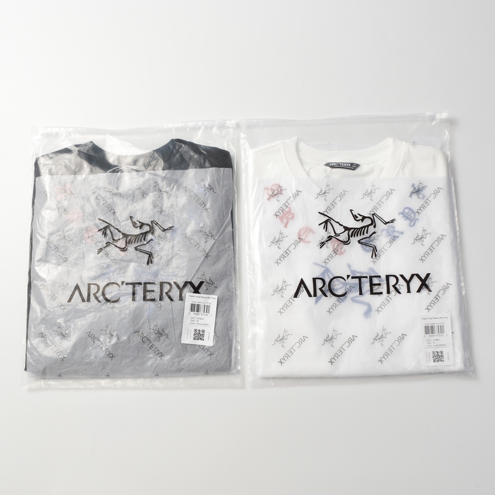 Arc Embroidered  Letters Around Neck Shirt