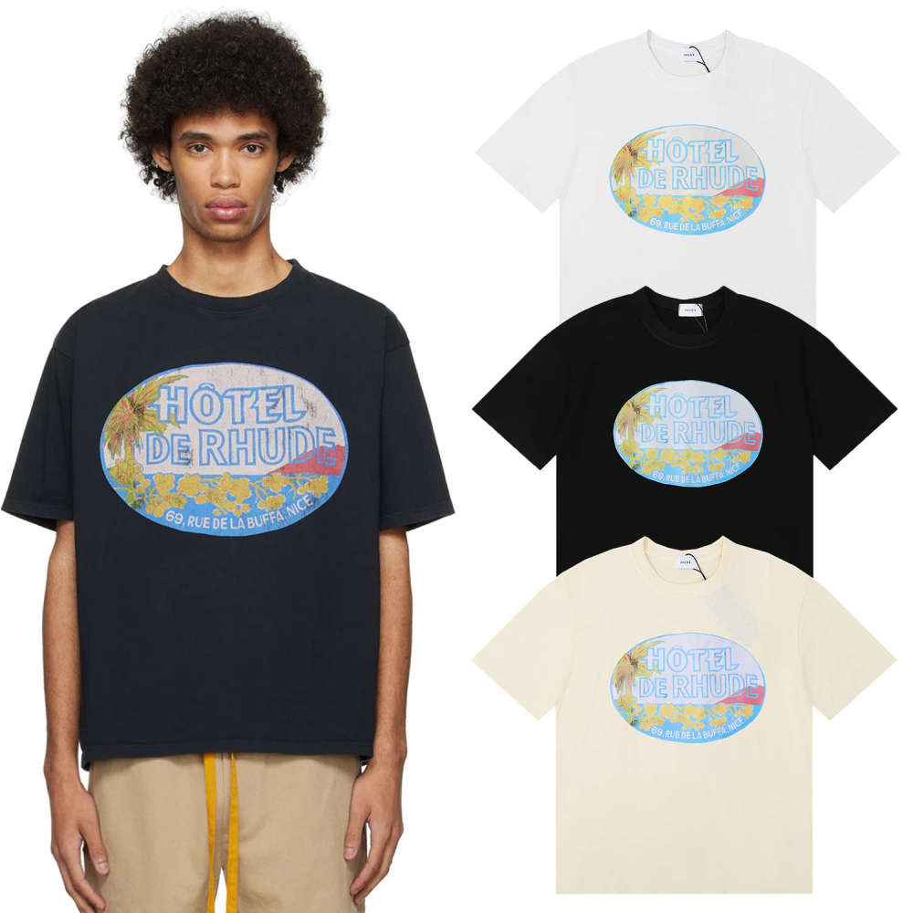 Rhude Dimora Hotel Limited Cotton Tee 3 colors