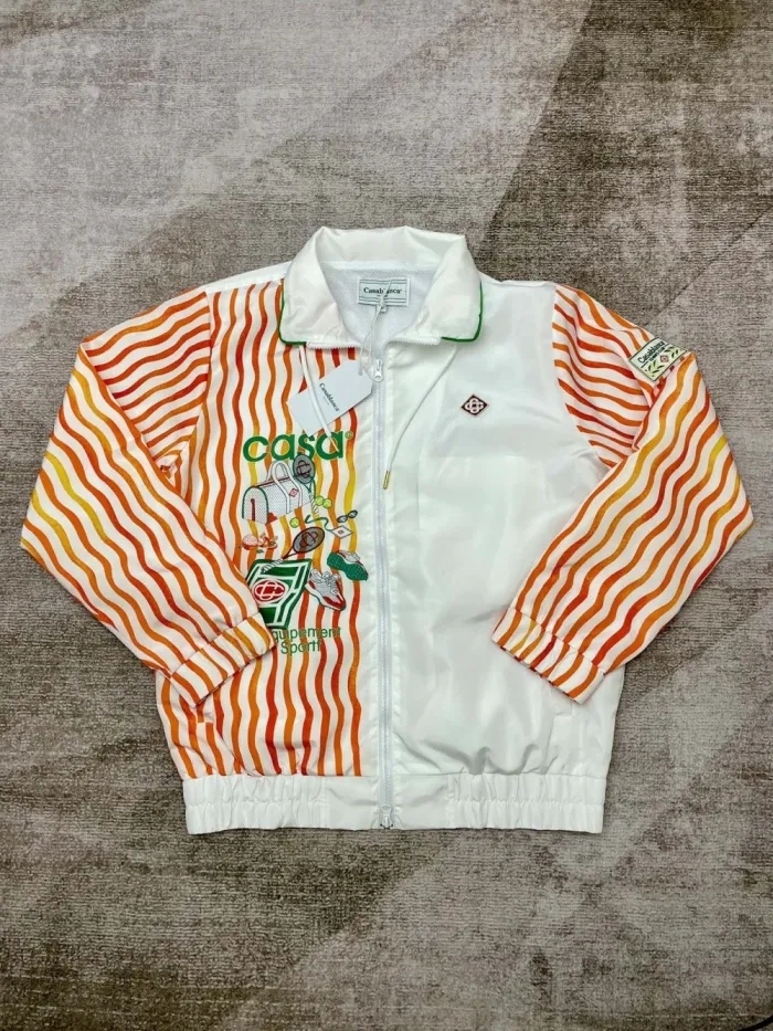 1:1 quality version Wave Print Jacket
