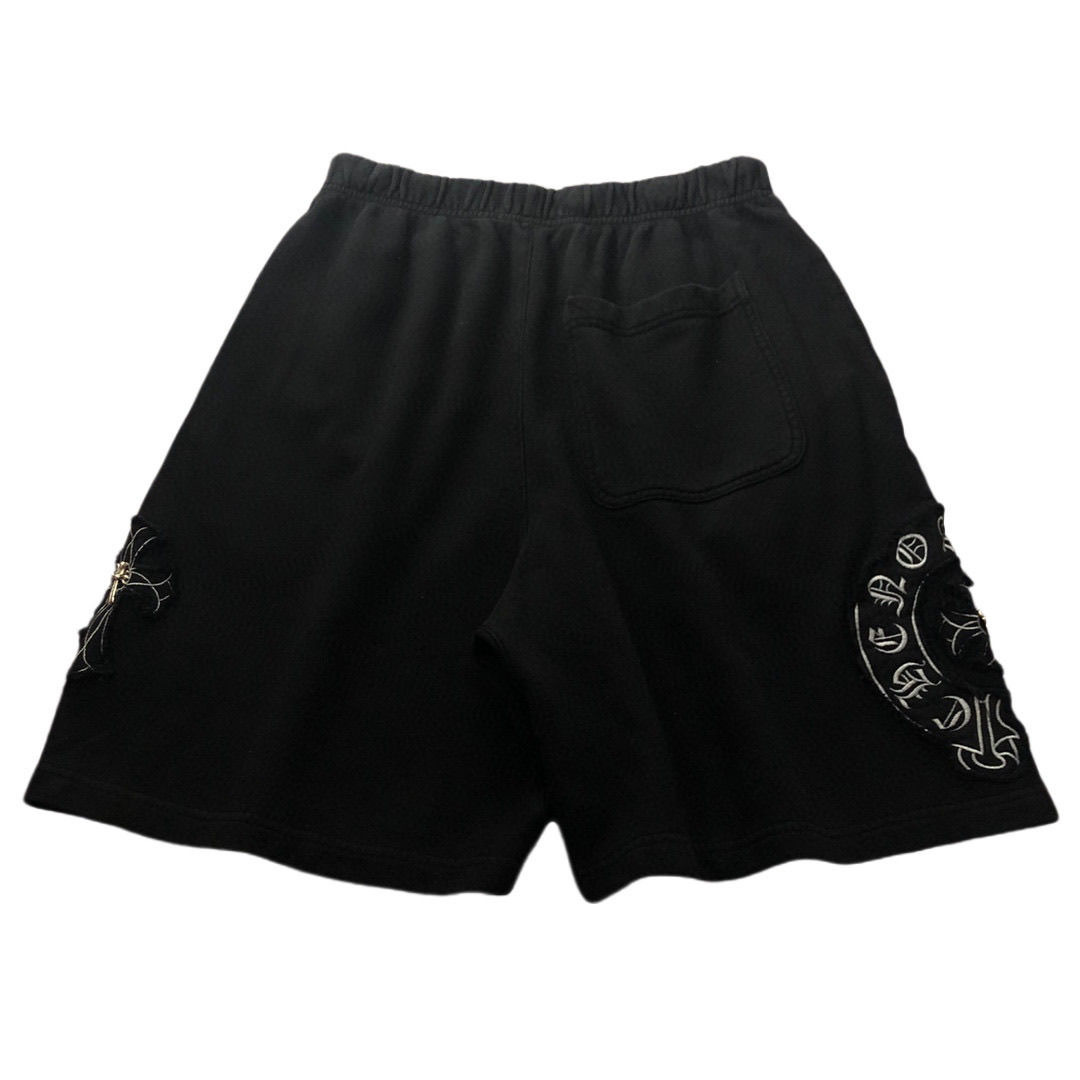 1:1 quality version Casual shorts with appliquéd embroidery