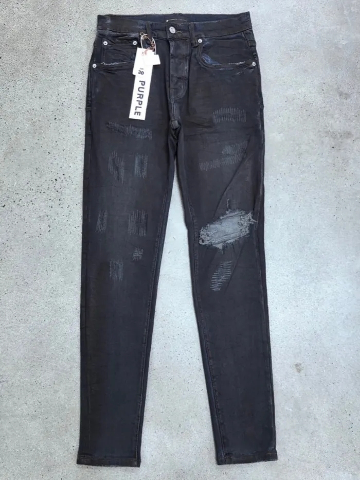 1:1 quality version Scratched and ripped jeans