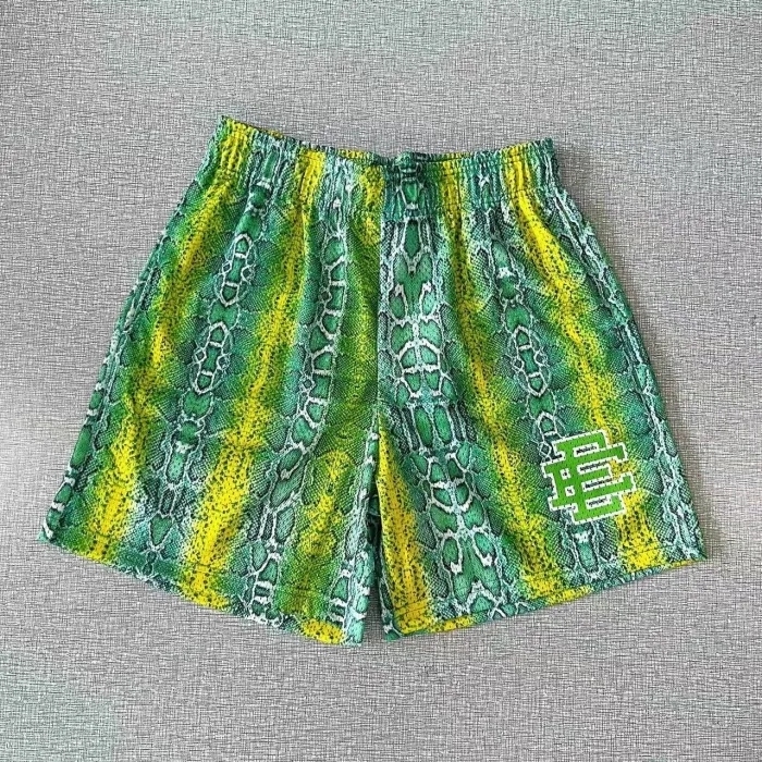 New Version 1:1 quality Eric Emanuel new style python-patterned shorts