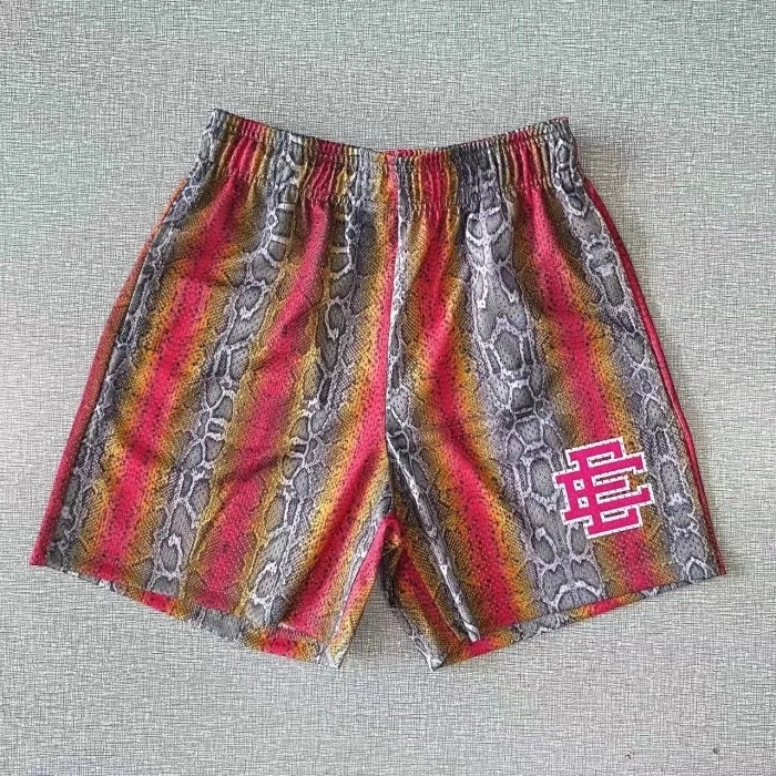 New Version 1:1 quality Eric Emanuel new style python-patterned shorts