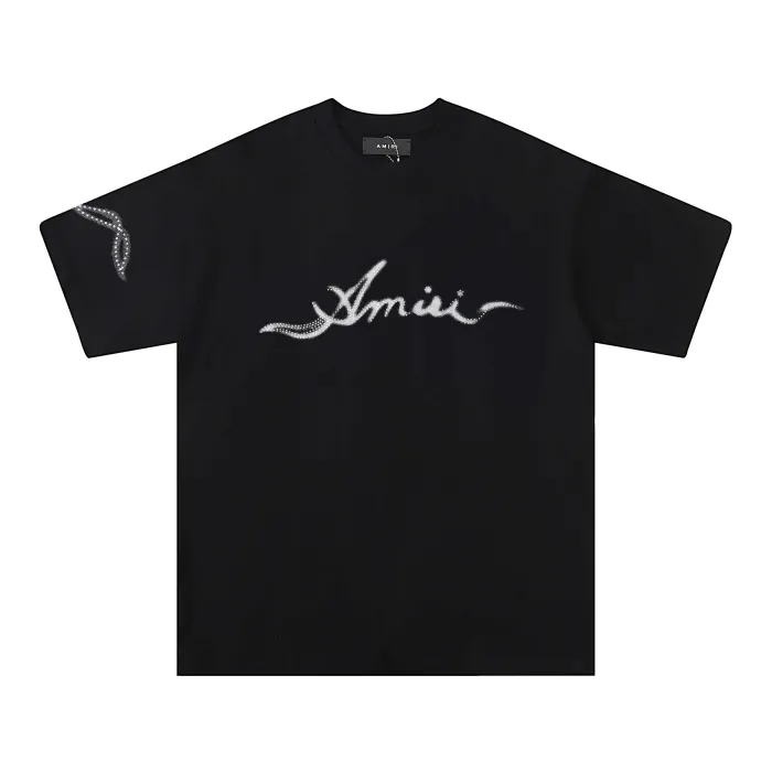 Lighted Cigarettes Monogrammed Diamond Tee