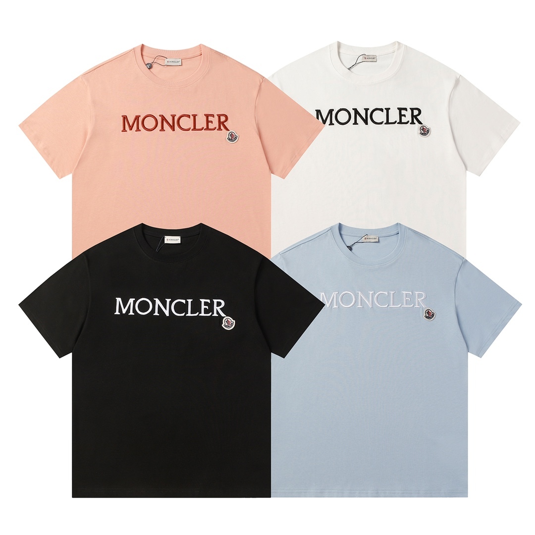 M0ncler Letter Logo Shirt 4 Colors