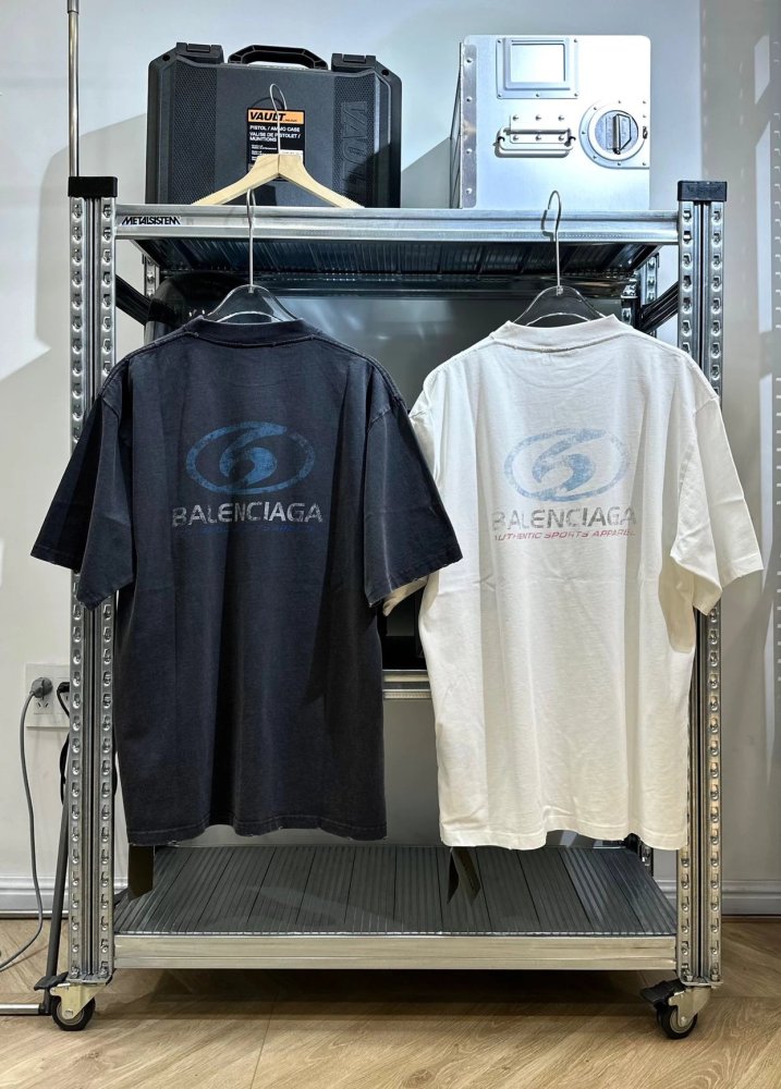 BLCG Blue 6 Logo Tee Black White