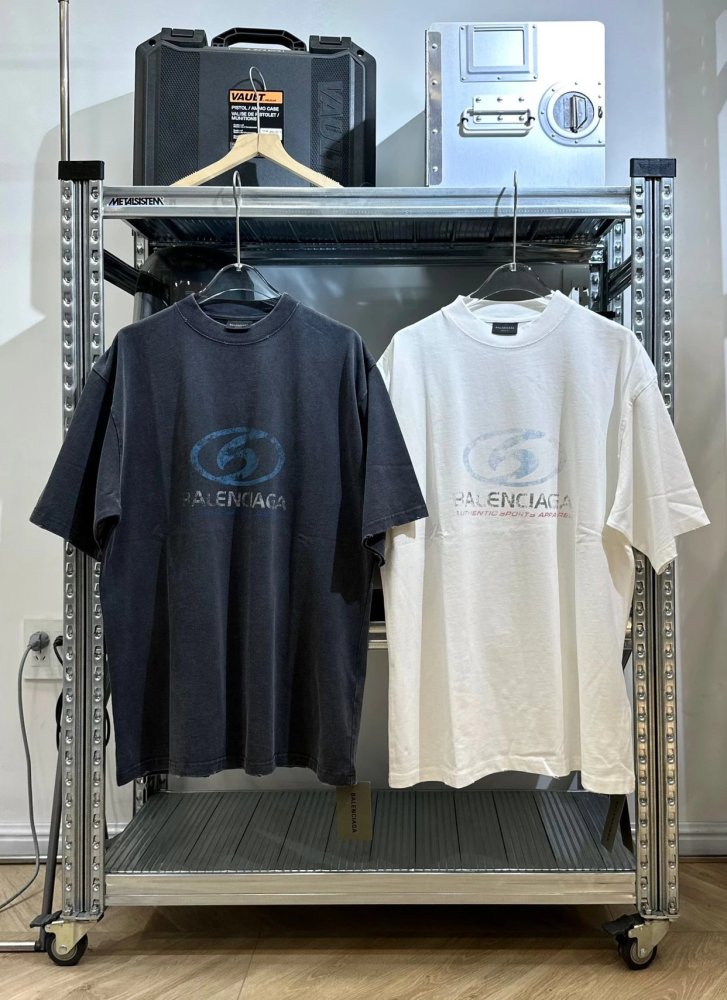 BLCG Blue 6 Logo Tee Black White