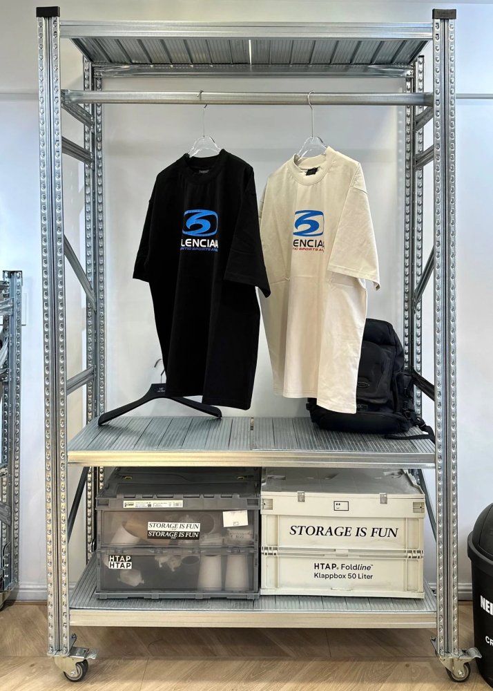 BLCG Blue Circle Tee Black White