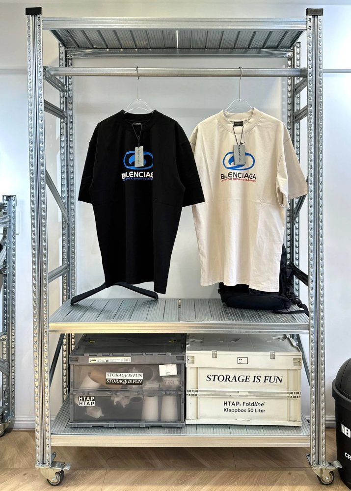 BLCG Blue Circle Tee Black White