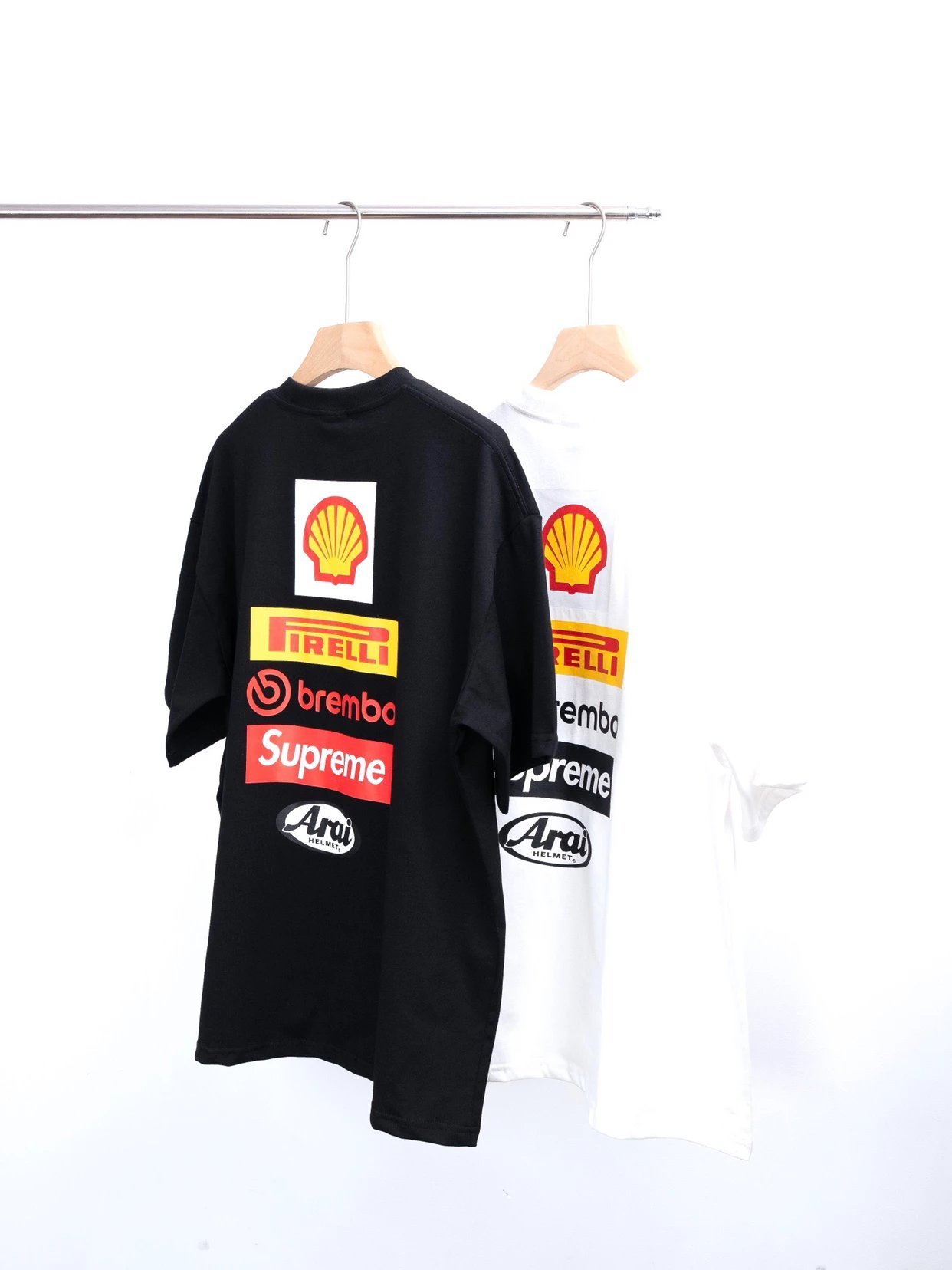 Sup x Ducati Tee Black White