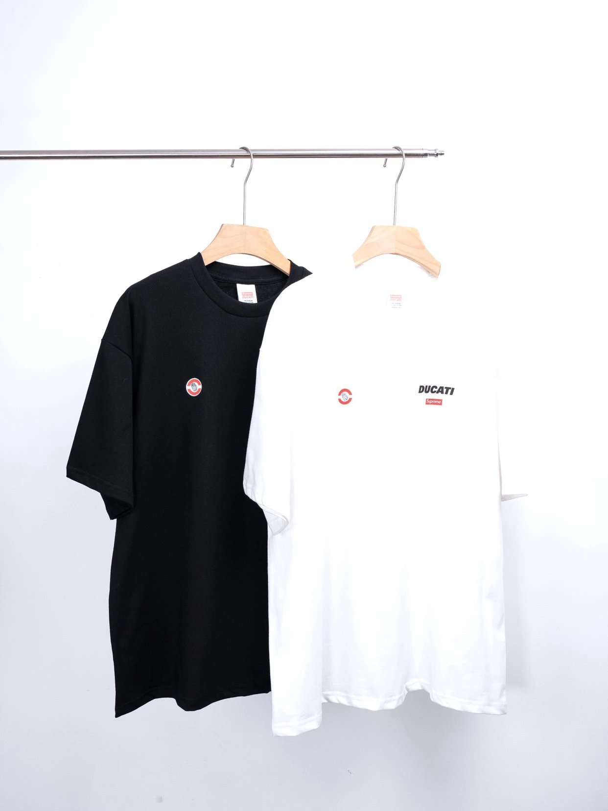 Sup x Ducati Tee Black White