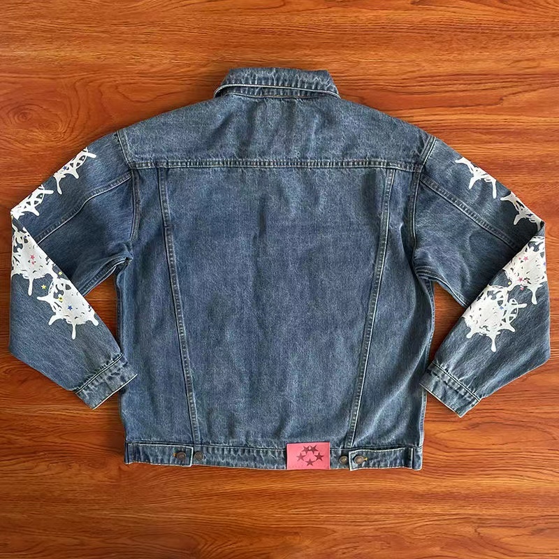 1:1 Sp5der 555555 Denim Jacket