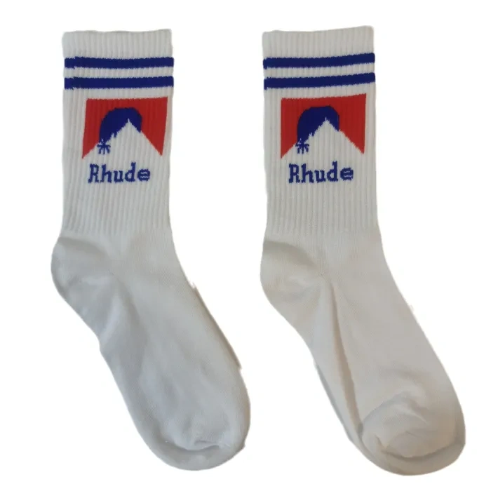 RD Alphabet Sunset Print Mid Calf Socks 7 colors