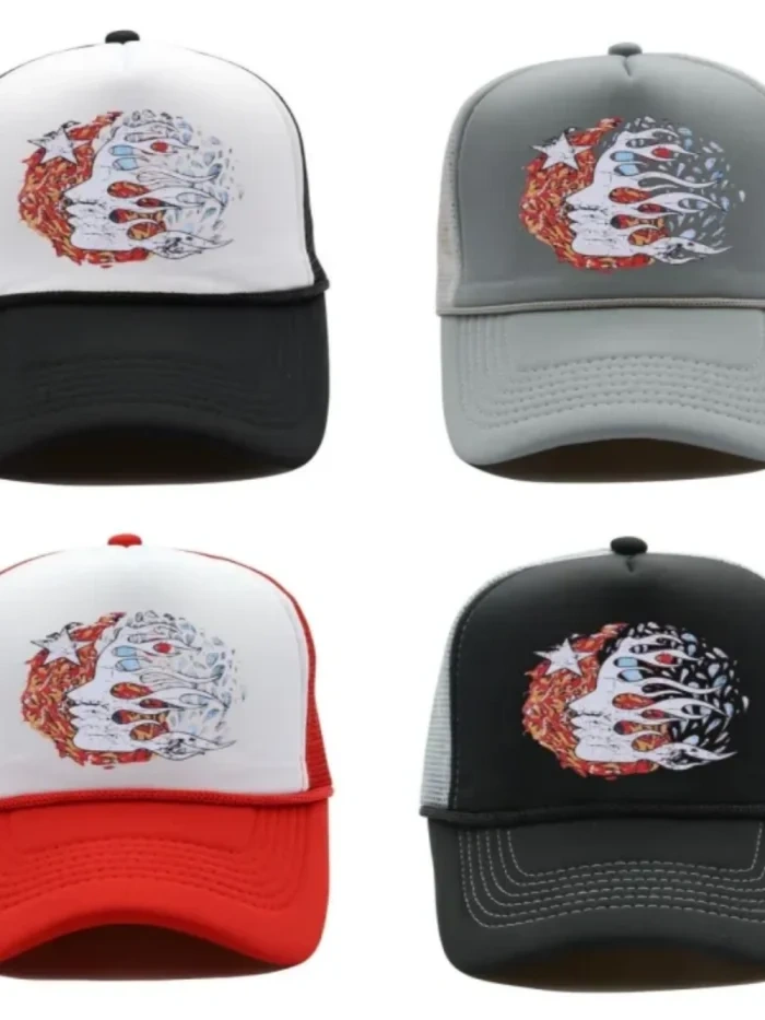 Hellstar High Street Retro Mesh Creative Van Hat 8 colors