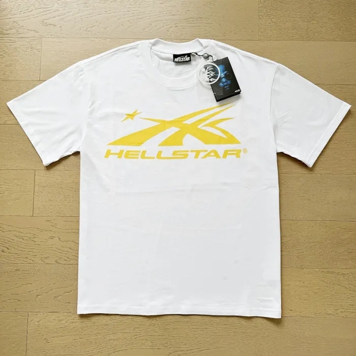 Hellstar Basic front and back colorful logo print Tee 6 colors