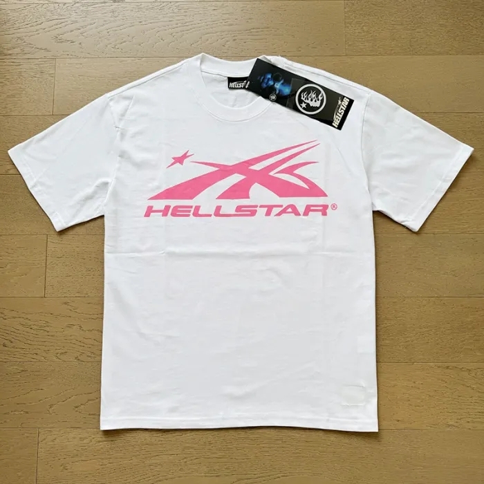 Hellstar Basic front and back colorful logo print Tee 6 colors