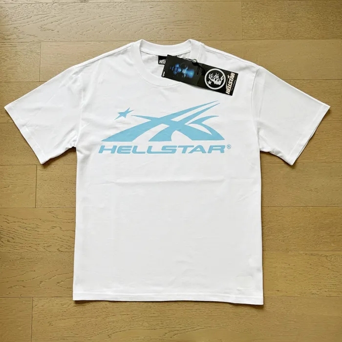 Hellstar Basic front and back colorful logo print Tee 6 colors