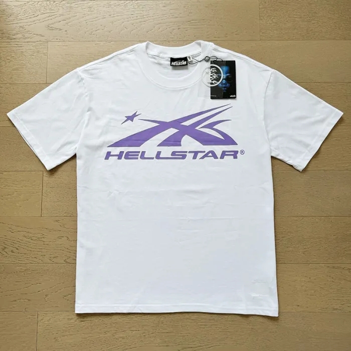 Hellstar Basic front and back colorful logo print Tee 6 colors
