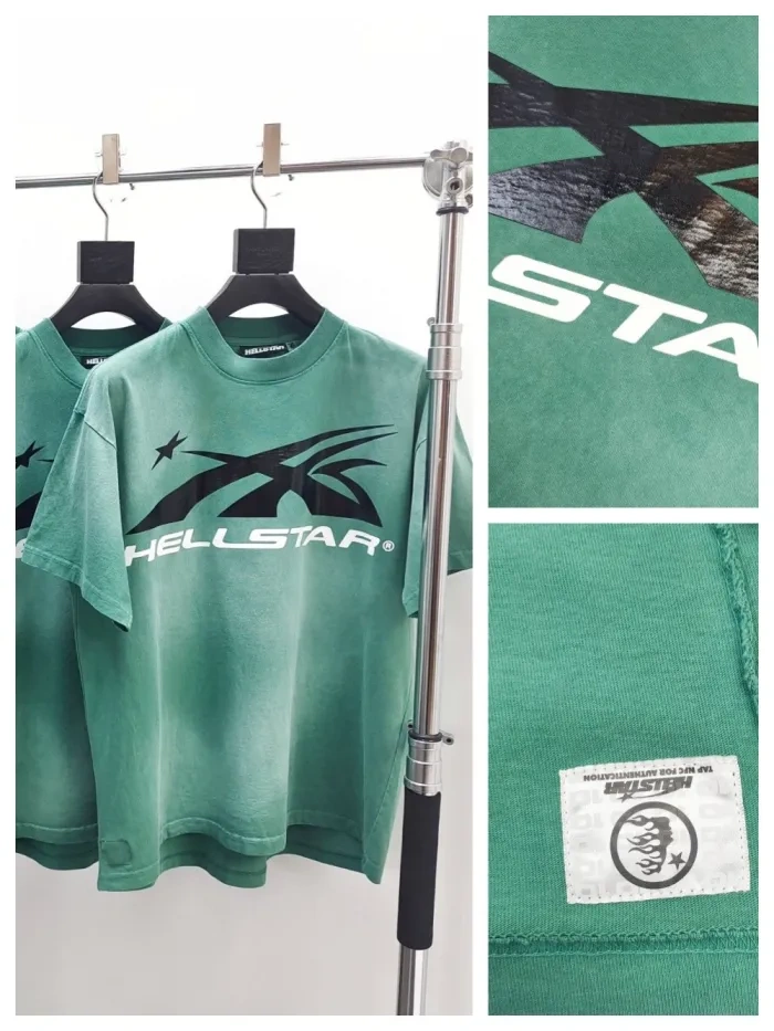 1:1 quality version Black and White Logo Washed Version Tee with NFC tag