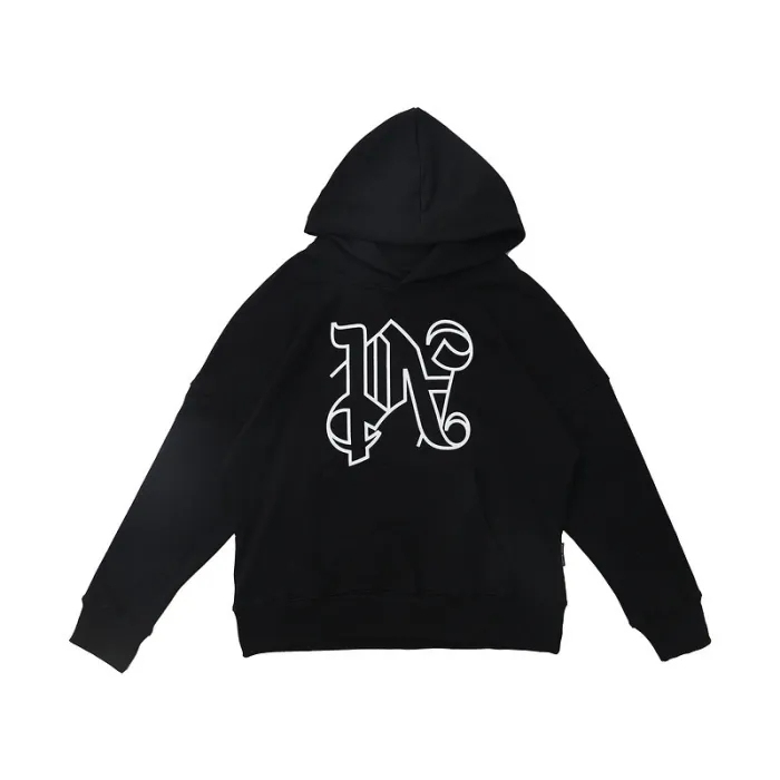 PA Front PA Large Letter Print Hoodie