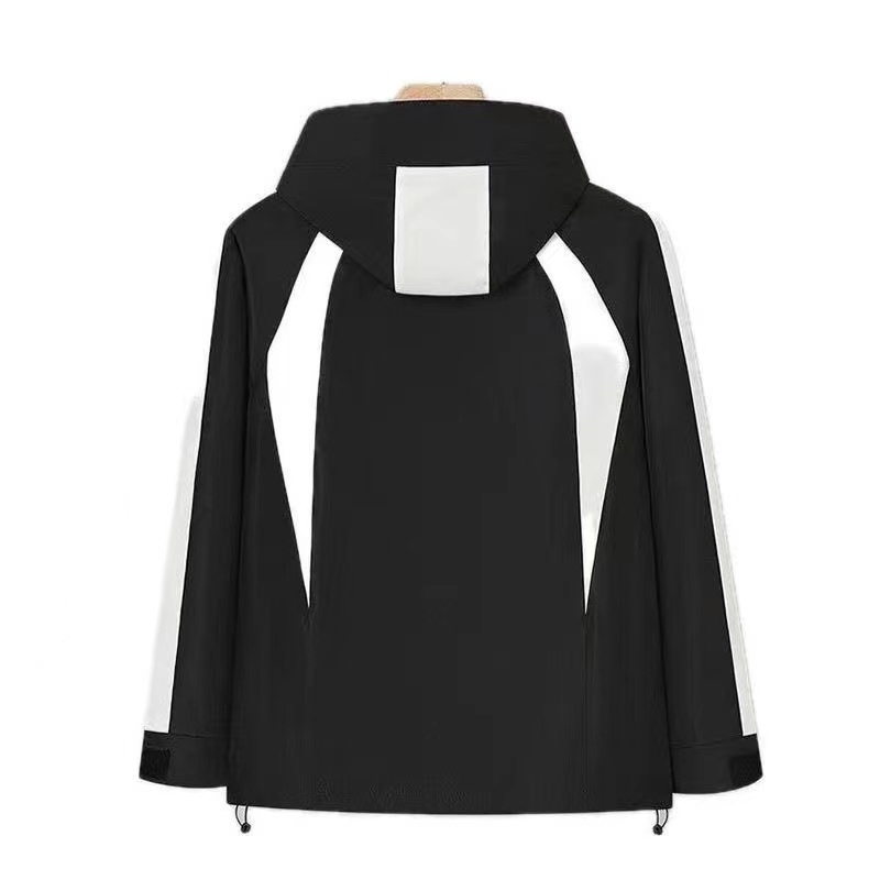 Hellstar Hooded Jacket Black And White