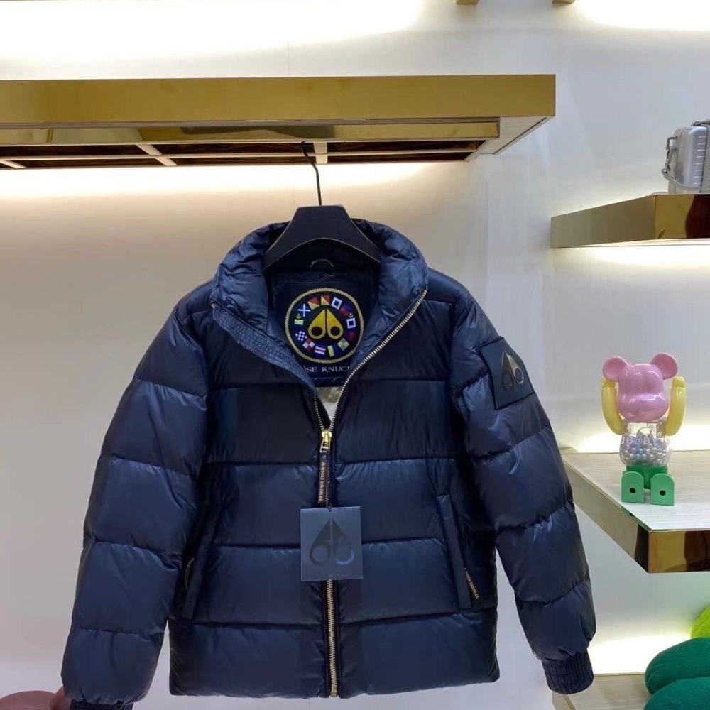 M00se Knuckle Navy Blue Down Jacket
