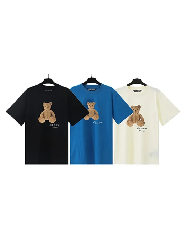 PA Teddy Bear Small Letter Logo Print Tee 3 colors