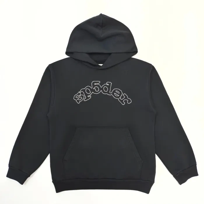 1:1 quality version Embroidered Logo Solid Color Hoodie