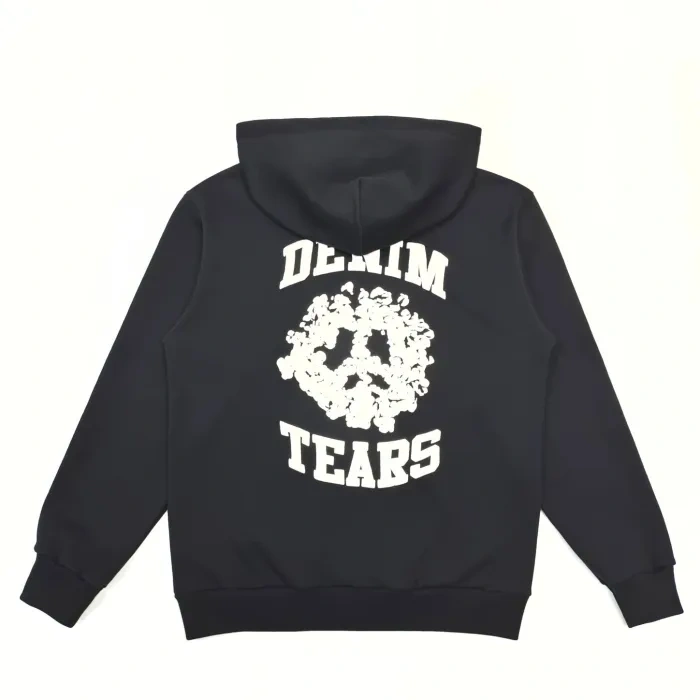 1:1 quality version Kapok Foam Letter Print Zipper Hoodie 2 colors