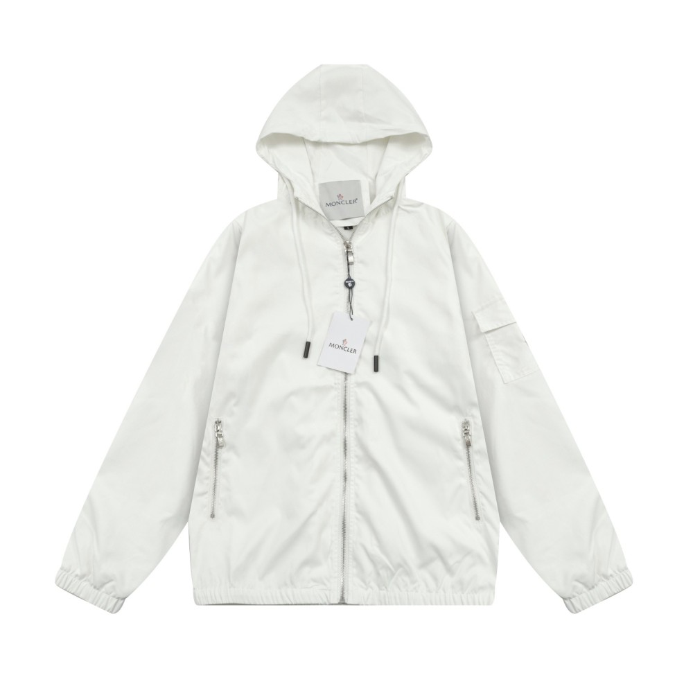M0ncler Water proof Jacket Black And White