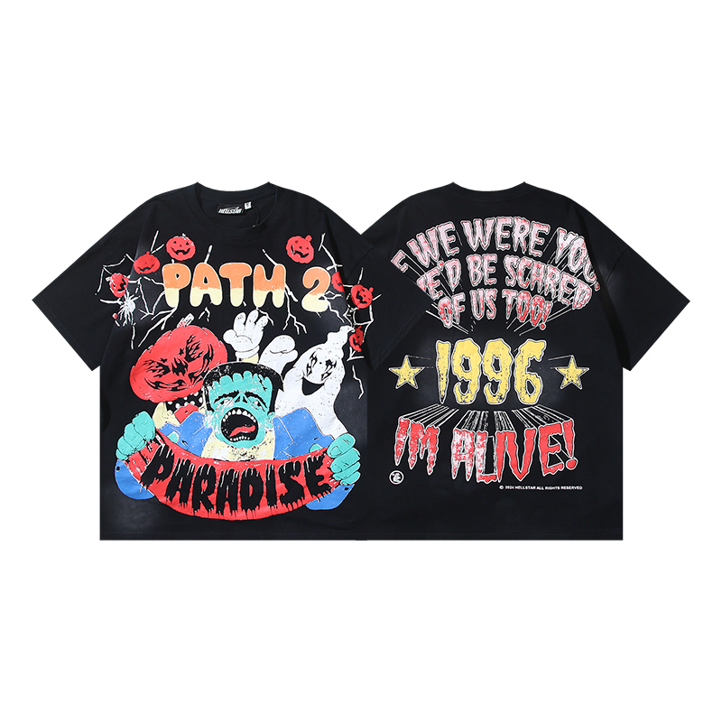 HS 1996 Halloween Elements Printed Aged Washed Version Tee 2 colors
