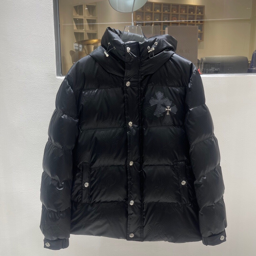 CH Dark Horseshoe Printing 2 Crossings Down Jacket