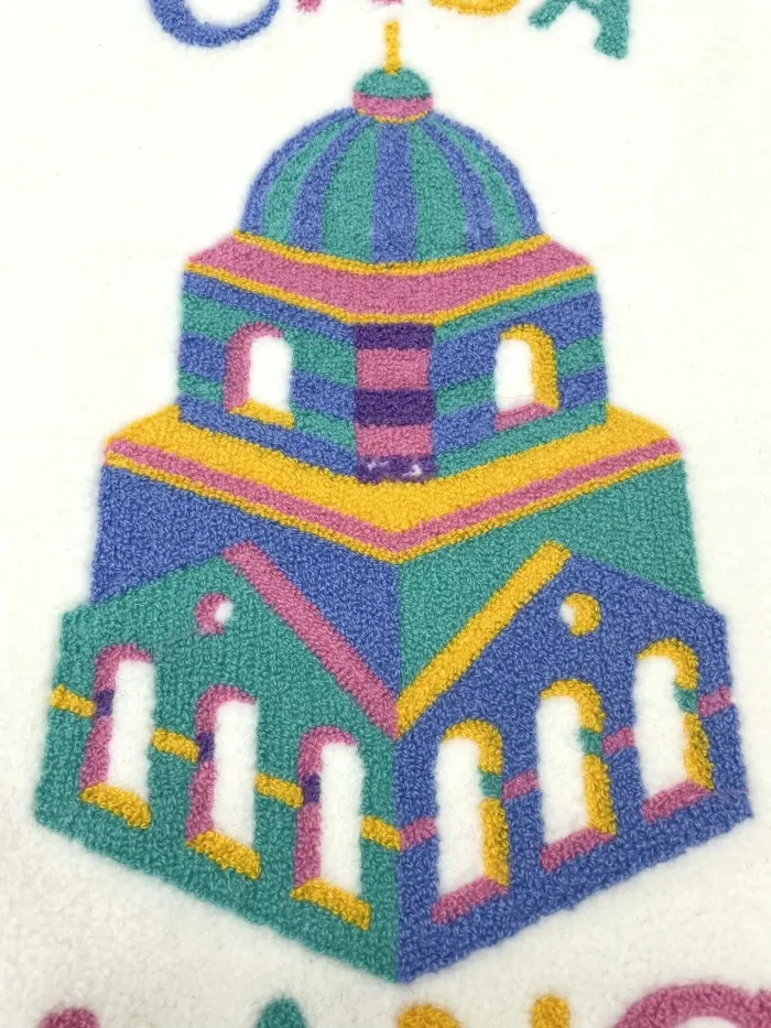 1:1 quality version Colorful Castle Monogram Embroidered Baseball Jacket 2 colors