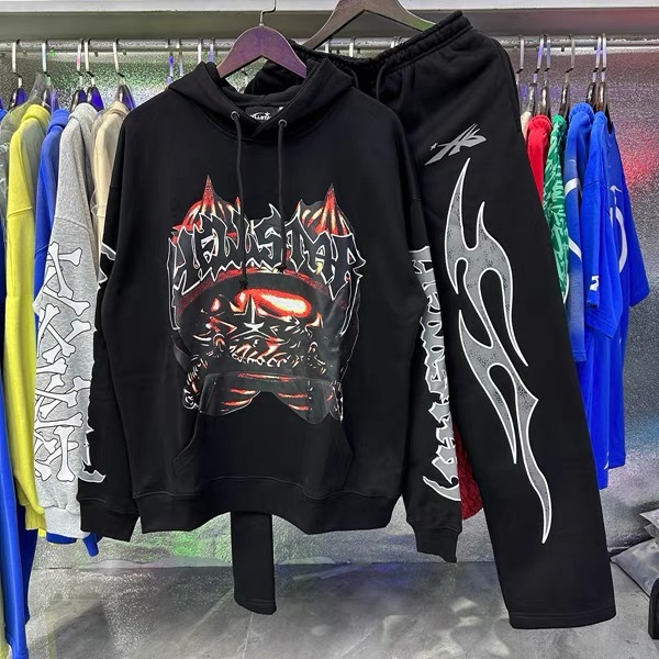 Hellstar Skeleton Flame Set Red Black