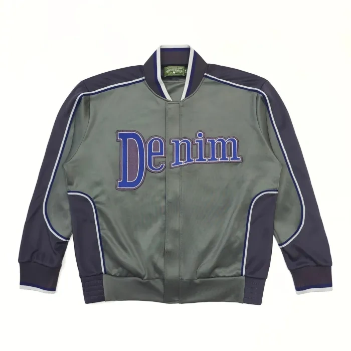 1:1 quality Denim Tears Large Letter Colorblocked Zip Jacket & Pants set