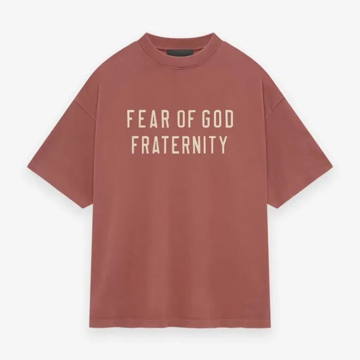 1:1 quality version Fraternity Letter Print Tee 5 colors