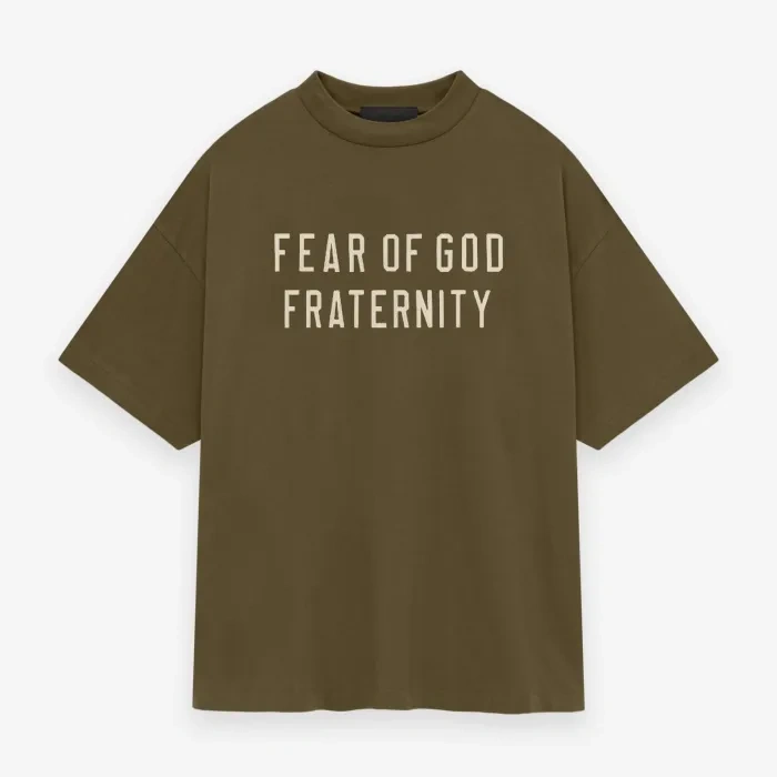 1:1 quality version Fraternity Letter Print Tee 5 colors
