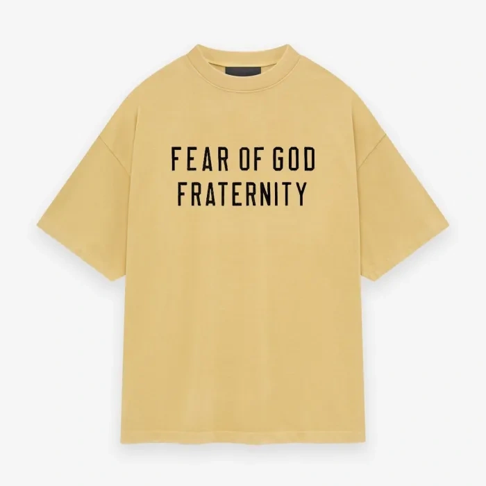1:1 quality version Fraternity Letter Print Tee 5 colors