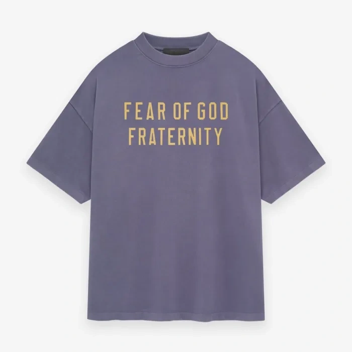 1:1 quality version Fraternity Letter Print Tee 5 colors