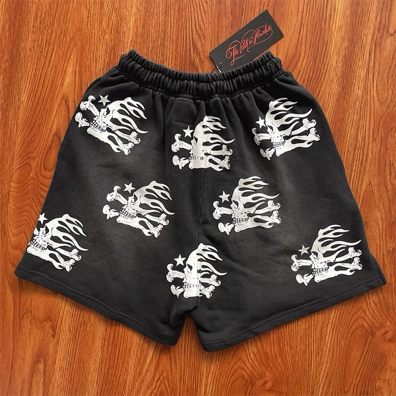 1:1 Hellstar Skull Shorts Black
