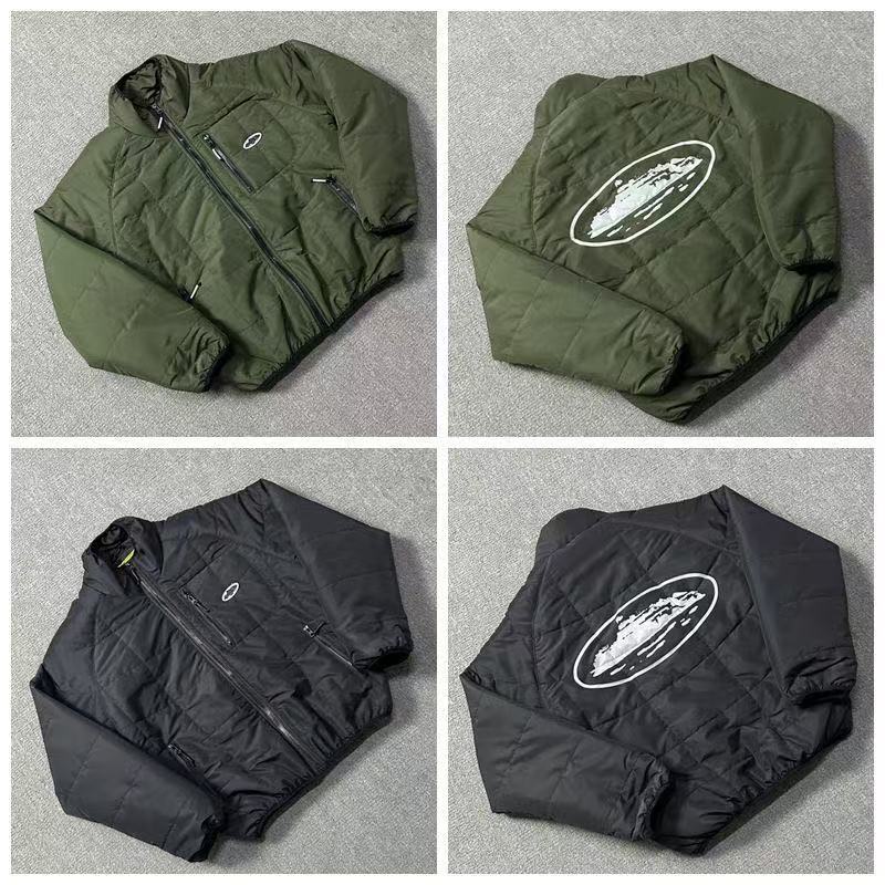 Corteiz Bomber Jacket Green Black