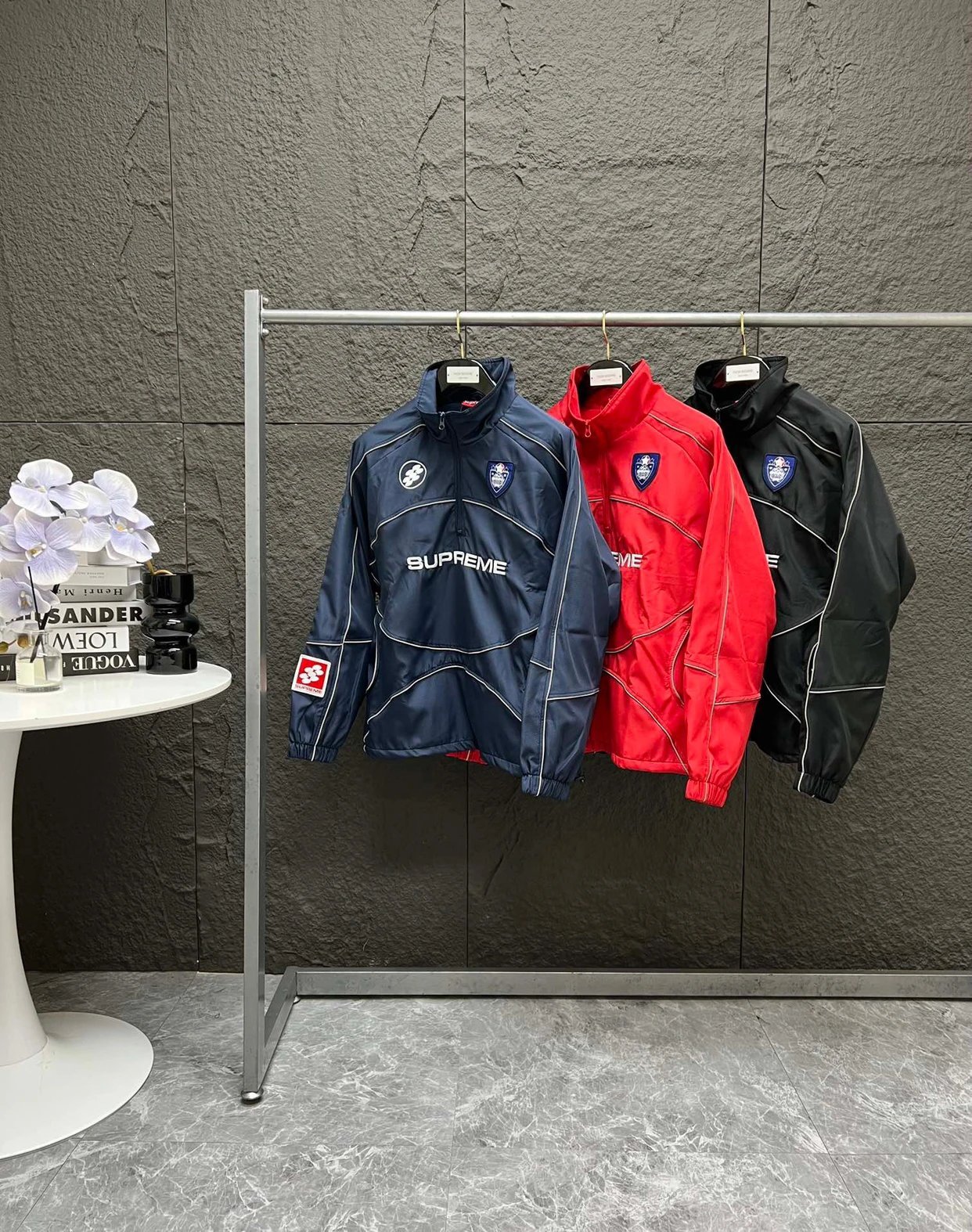 Sup Week11 Reflective Piping Pullover 3M Jacket 3 Colors