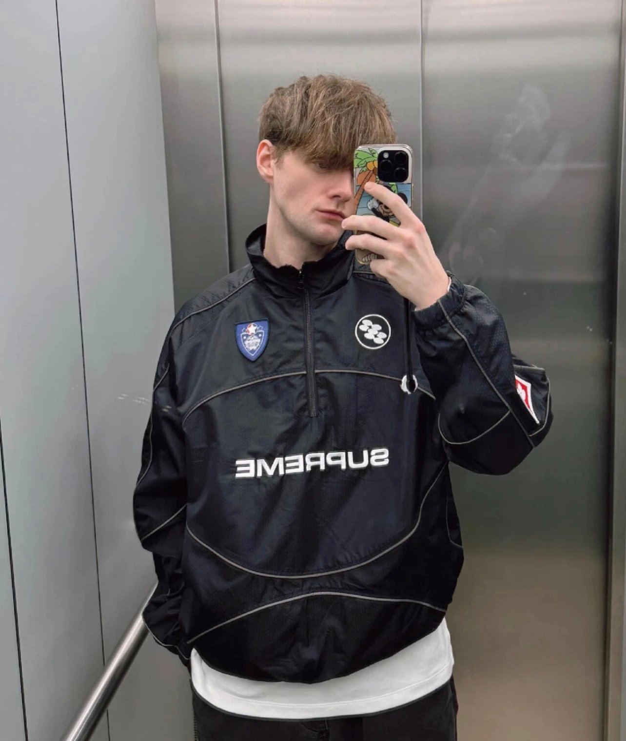 Sup Week11 Reflective Piping Pullover 3M Jacket 3 Colors