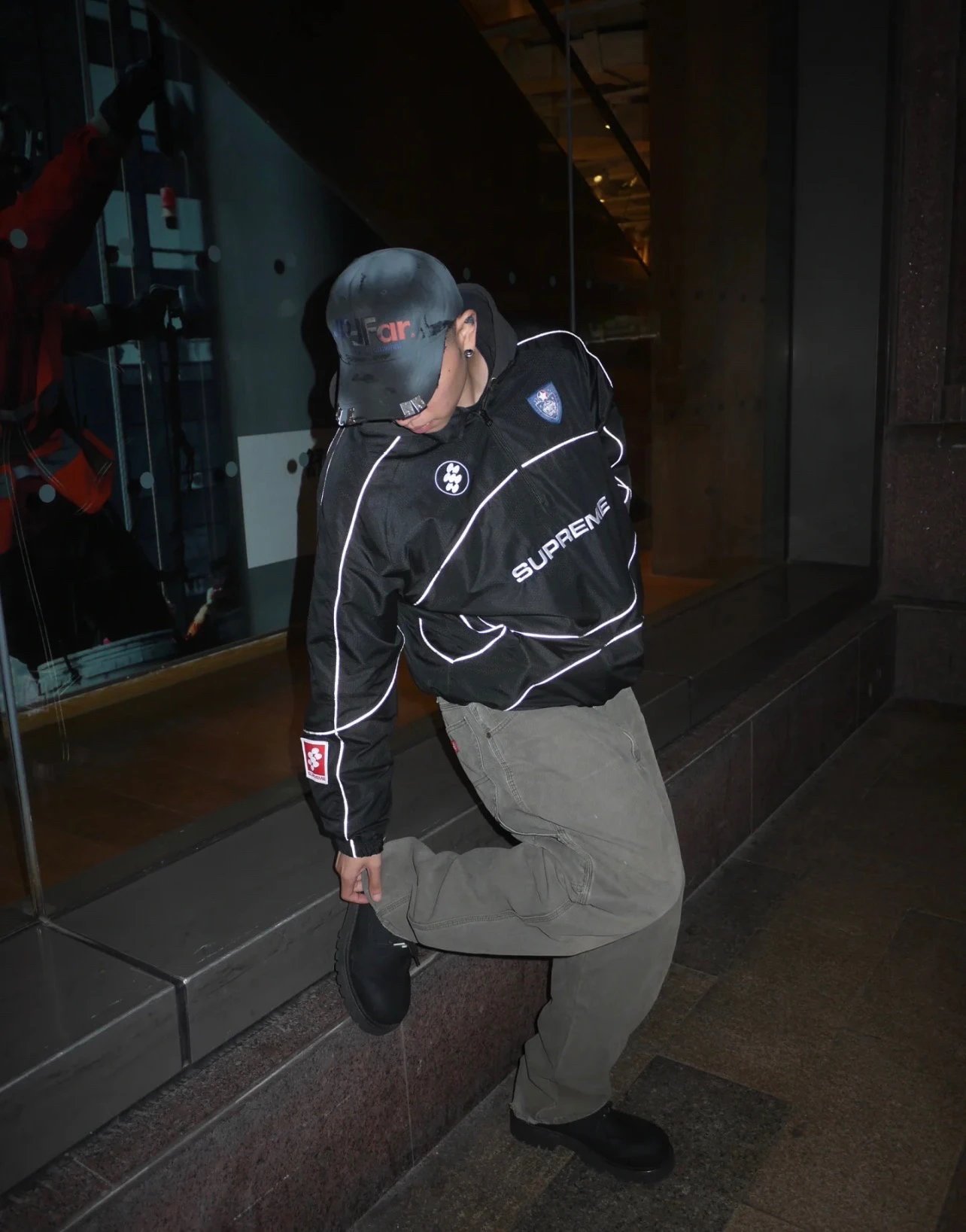 Sup Week11 Reflective Piping Pullover 3M Jacket 3 Colors