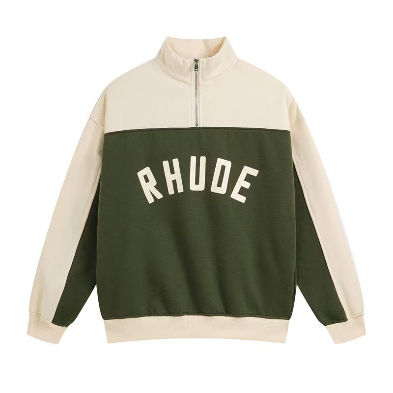 Rhude Half Zip Joint Top And Pants 4 Colors