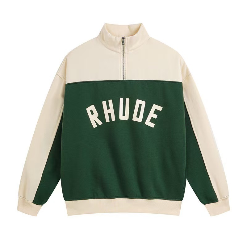 Rhude Half Zip Joint Top And Pants 4 Colors